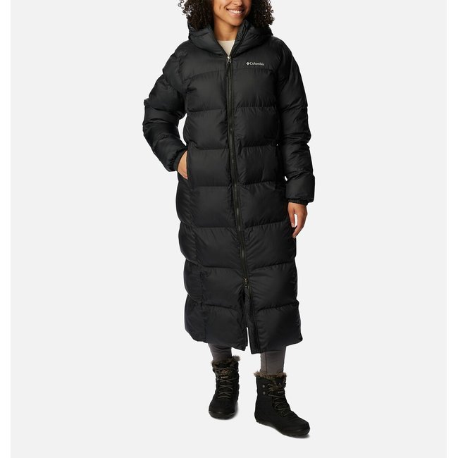 Puffect Long Padded Puffer Jacket, black, COLUMBIA