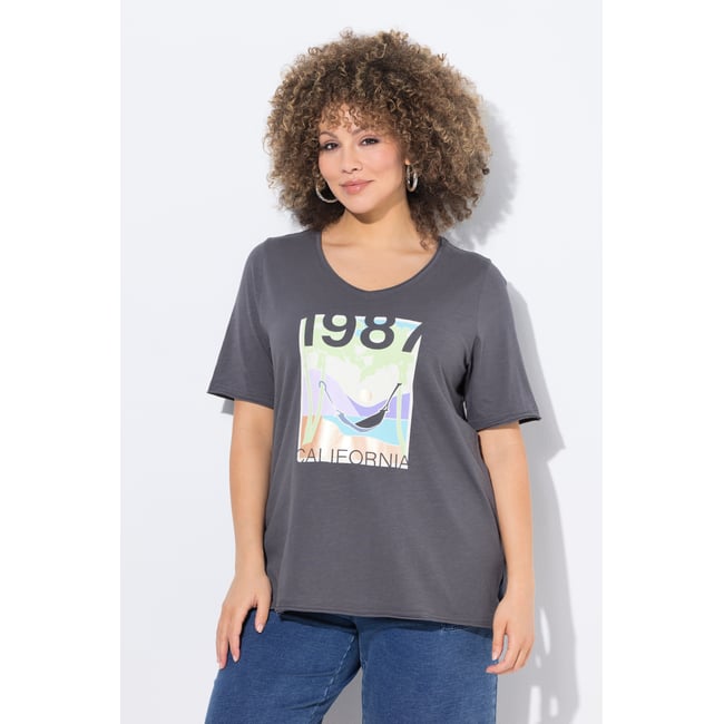 T-shirt gris graphite <span itemprop=