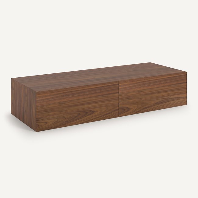 Tiroir pour dressing plaqué noyer, Johanez Couleur noyer <span itemprop=