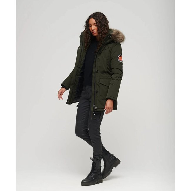Halblanger Kapuzen-Parka Everest khaki <span itemprop=