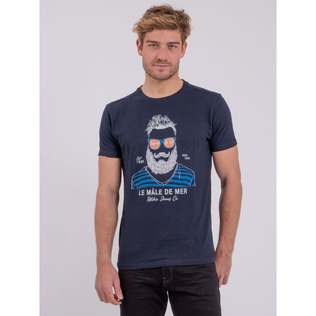 T-shirt Col Rond Pur Coton Nabarzu - RITCHIE