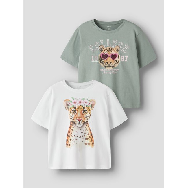 T-Shirt Lot de 2 bright white <span itemprop=