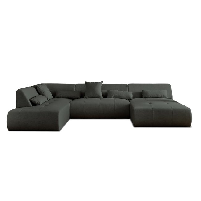 Canapé Panoramique Tissu 7 places - ONYX - LISA DESIGN