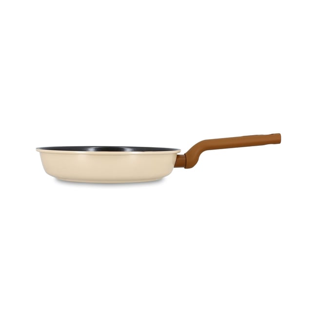 Poêle 20cm en acier carbone, PRATICOOK beige <span itemprop=