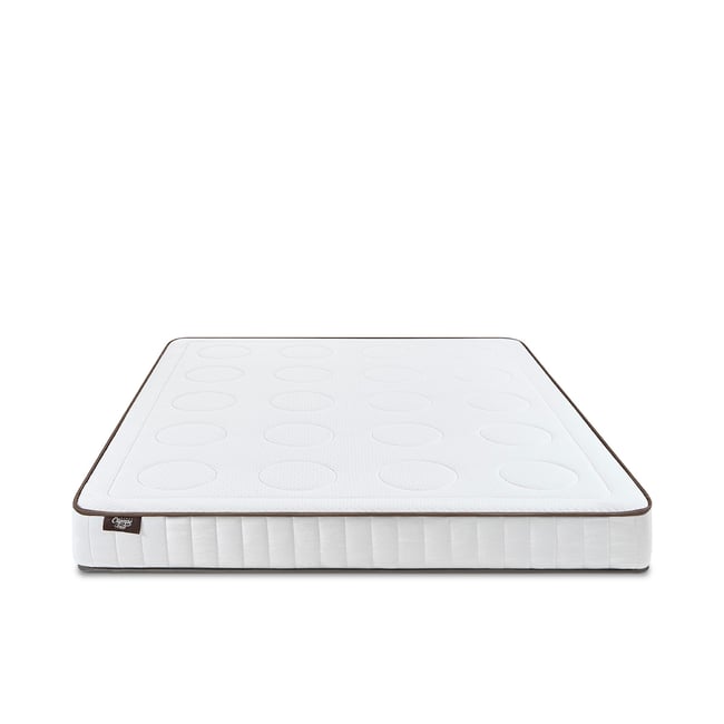 Matelas Mousse Cristal 90x200 cm Accueil Mémoire de forme Couleur blanc <span itemprop=