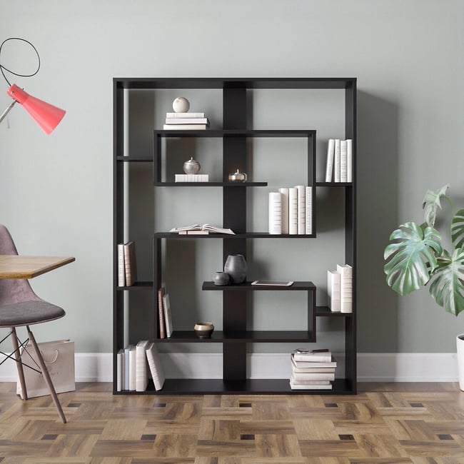 Полка для книг, Esteban / Эстебан черный SO'HOME