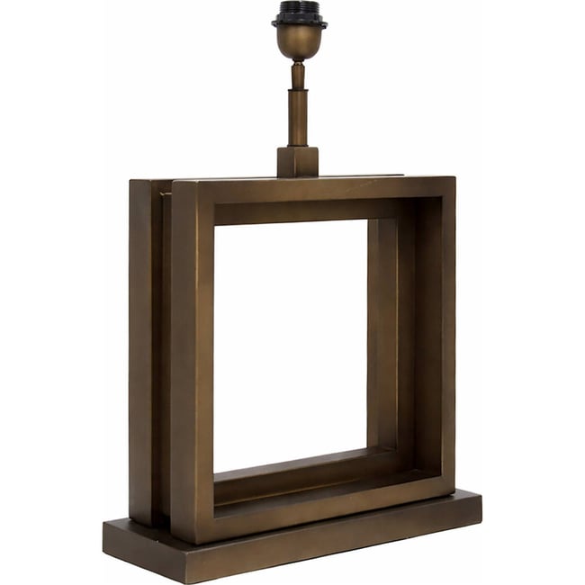 Lampe à poser en acier au design sculptural Couleur bronze <span itemprop=