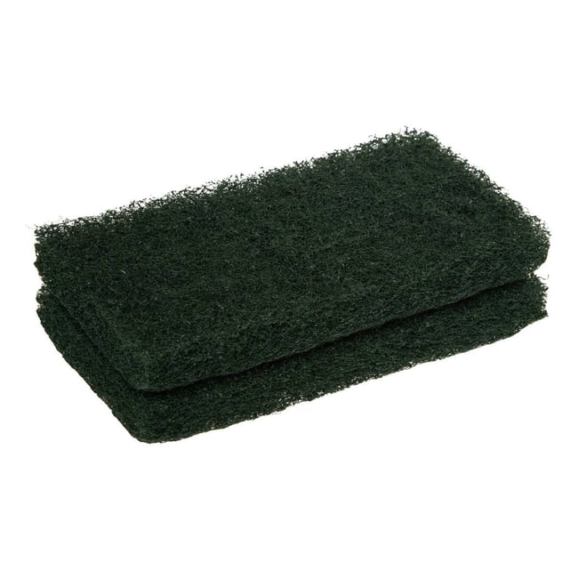 Lot de 2 éponges nettoyantes pour bois exotique blanc <span itemprop=