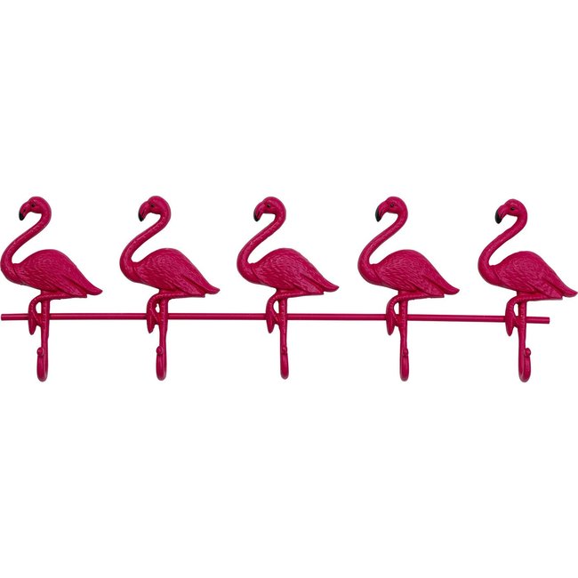 Portemanteau mural flamants roses Couleur rose <span itemprop=