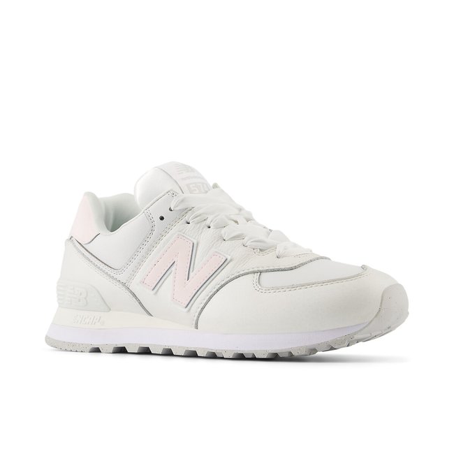 Wl574 leather trainers New Balance La Redoute