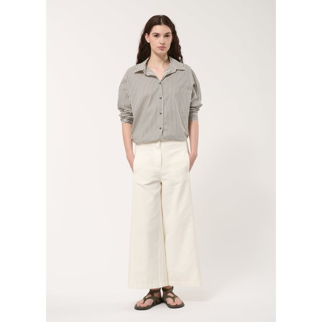 Pantalon barrel en coton taille haute - HUMILITY