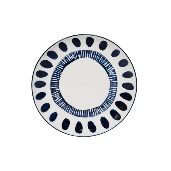 Assiette à dessert Milos 20,5 cm (lot de 6) - MILOS Couleur bleu <span itemprop=