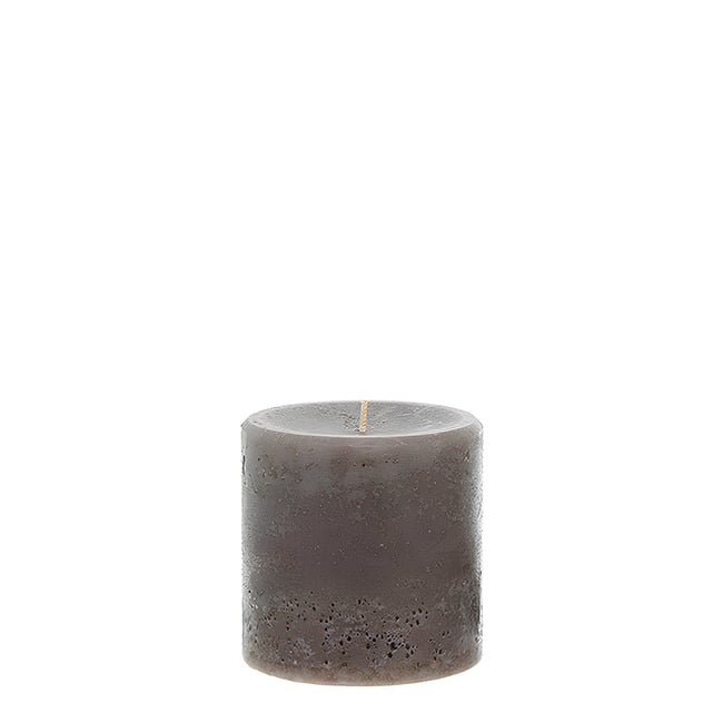 Bougie cylindrique H10 Couleur taupe <span itemprop=