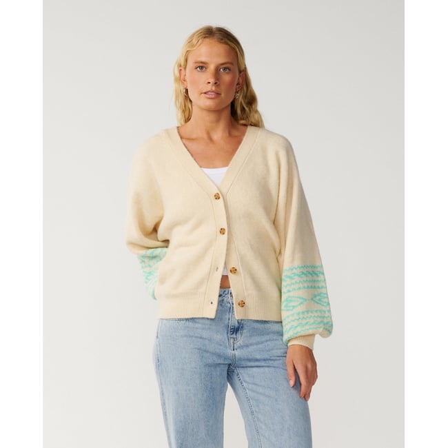 Gilet BOSSA NOVA Jacquard sable brésilien <span itemprop=