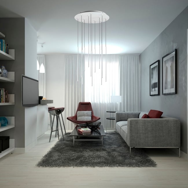 Suspension    lumière chaude  FILO - IDEAL LUX