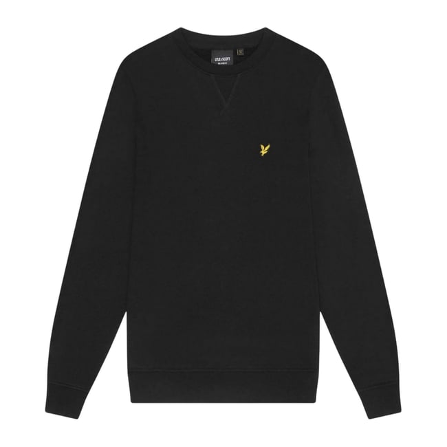 Sweat col ras-du-cou noir <span itemprop=