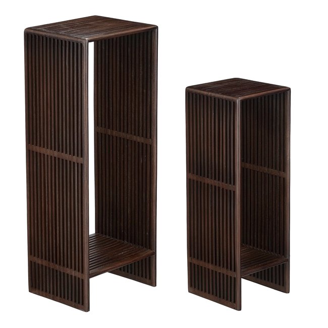 Table d'appoint Gian Brun foncé Couleur brun foncé <span itemprop=