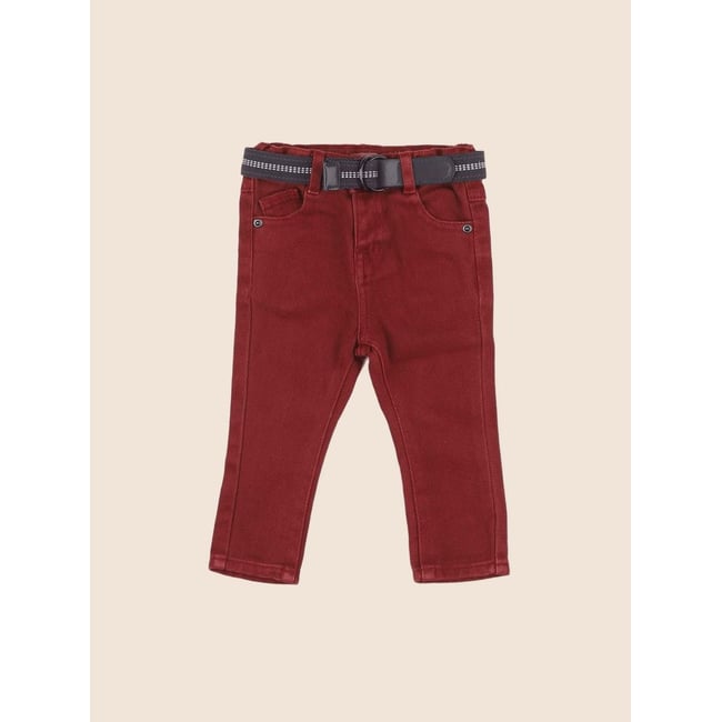 Jean - Très bon état rouge <span itemprop=