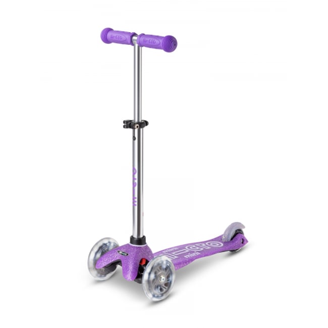 Mini Micro Deluxe Glitter LED - violet <span itemprop=