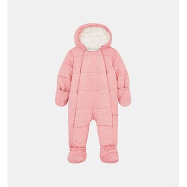 Combipilote Hiver Modora rose et blanc <span itemprop=