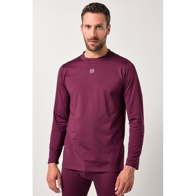 Maillot de corps thermique rouge vin foncé <span itemprop=