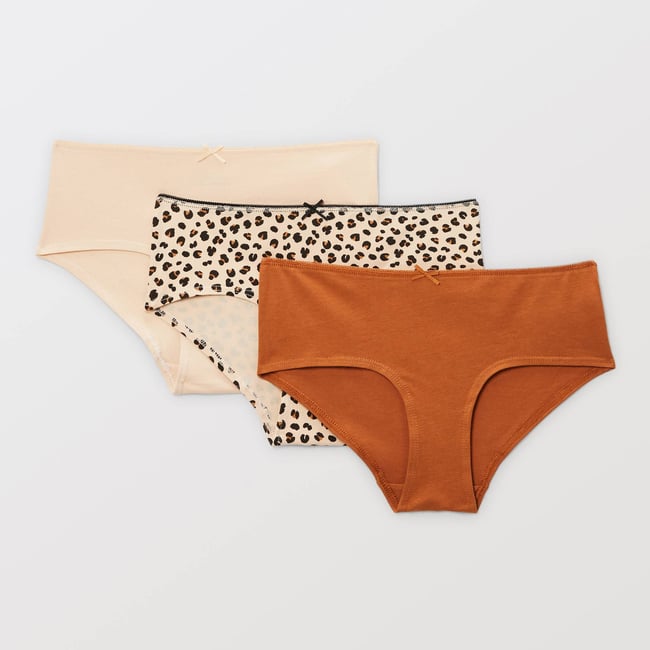 Lot de 3 shorties GARANCE en coton BIO GOTS noir <span itemprop=