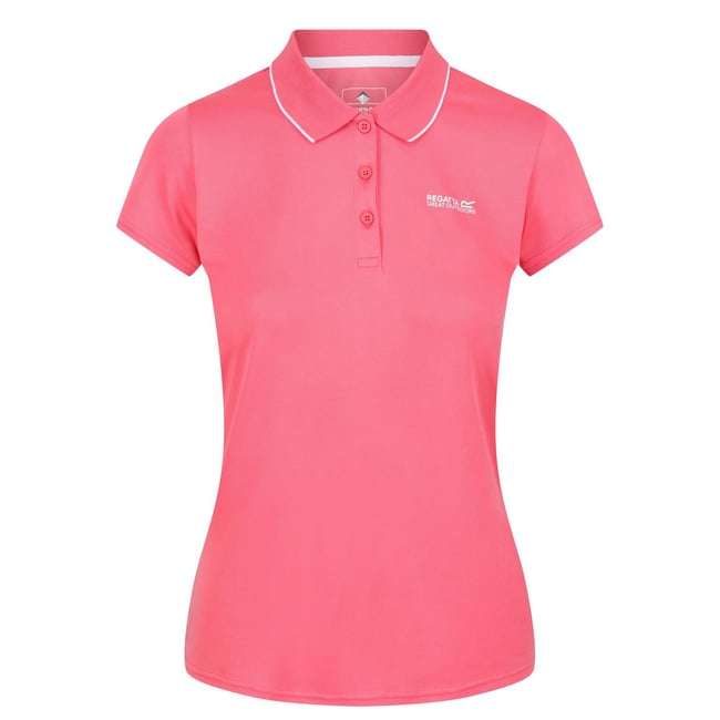 Polo manches courtes MAVERICK magenta fuchsia <span itemprop=