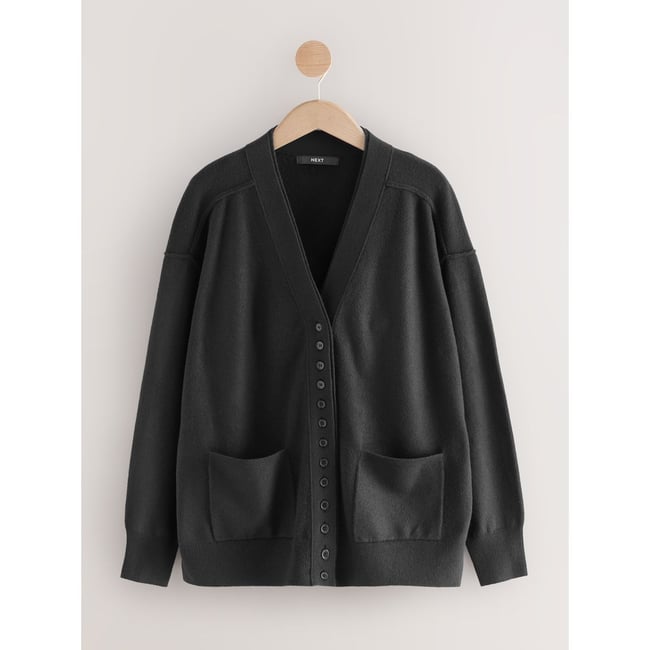 Cardigan ultra-doux à col v et poches - NEXT
