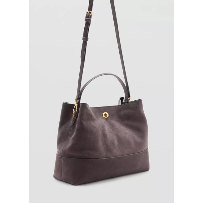 Sac seau cuir - MANGO