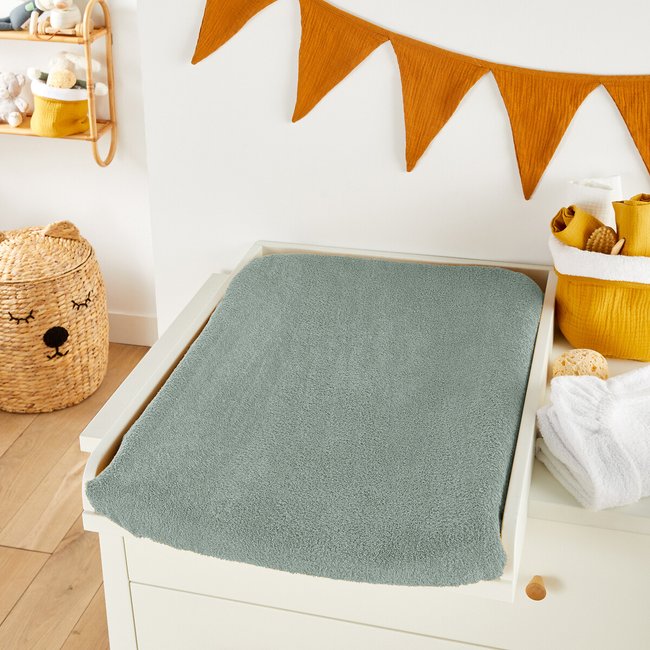 Set of 2 Organic 100% Cotton Towelling Changing Mat Covers - LA REDOUTE INTERIEURS