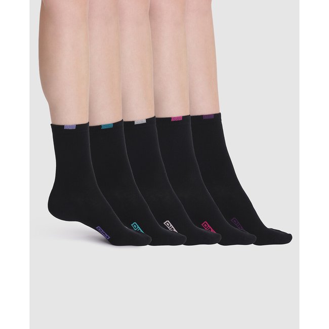5 Paar Socken EcoDim mit Farbmarker schwarz <span itemprop=