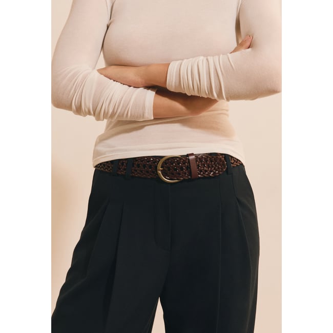 ETAM AUTRES ACCESSOIRES BENJI - CEINTURE chocolat <span itemprop=