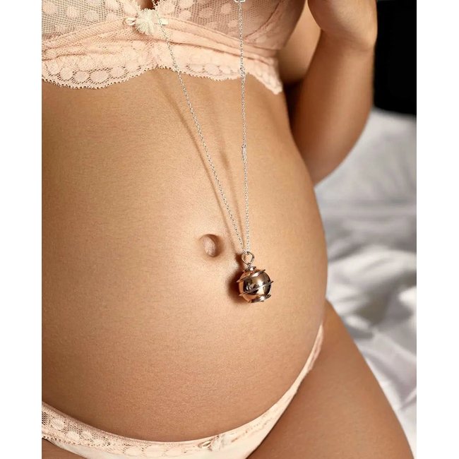 Bola de grossesse Twist Rhodium Or Rose multicolore <span itemprop=