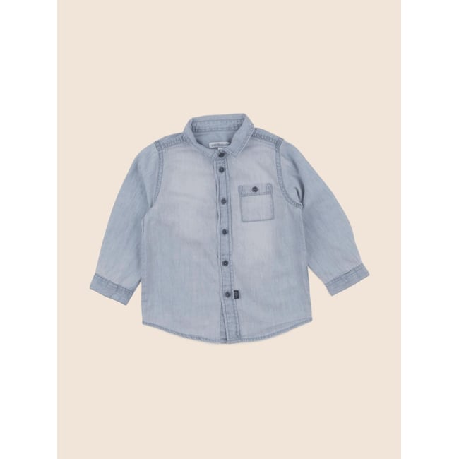 Chemise - Bon état bleu <span itemprop=