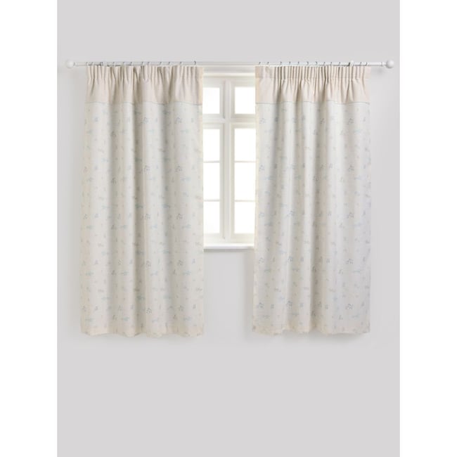 Rideaux plissés occultant neutre mini jungle <span itemprop=