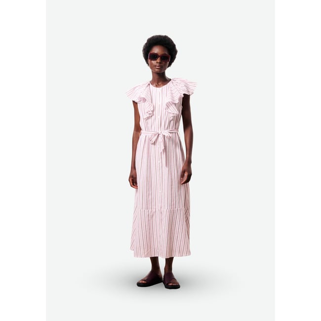 Robe longue LAGOINHA blanc <span itemprop=