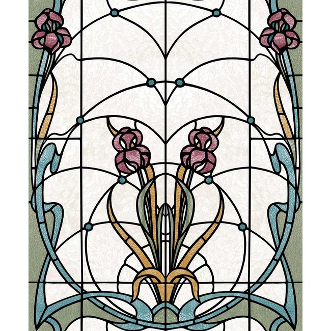 Papier peint mur végétal tropical lames bois Couleur beige <span itemprop=