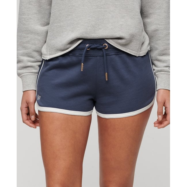 Athletic Essentials Logo Racer Shorts bleu marine matelot <span itemprop=