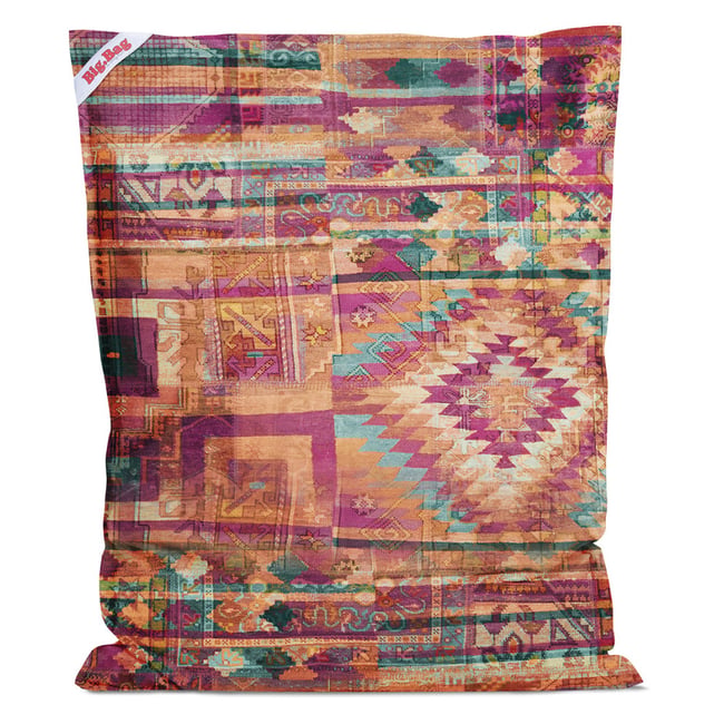 Coussin géant imprimé BIG BAG BURSA Couleur multicolor <span itemprop=