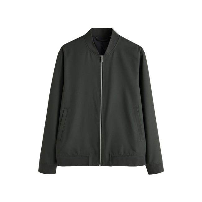 Blouson bomber élégant vert <span itemprop=