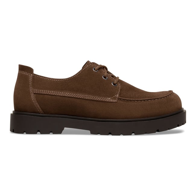 Derbies en cuir Highwood Moc Lace Low marron <span itemprop=