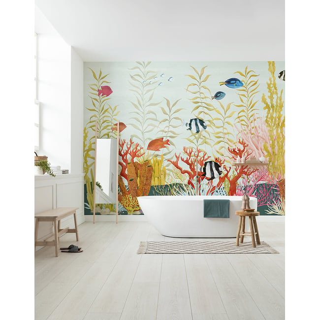 Papel de parede Coral World, INTERELIFE multicolor <span itemprop=