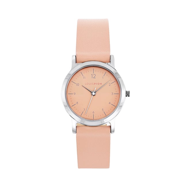 Montre Analogique  ROMANE argenté rose rose <span itemprop=