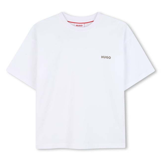 T-shirts à manches courtes blanc <span itemprop=