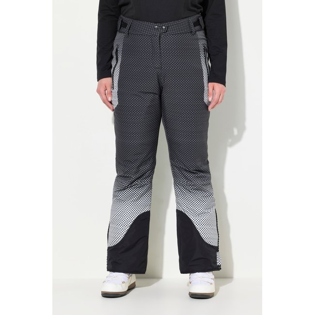 Pantalon de ski imperméable, pois noir <span itemprop=