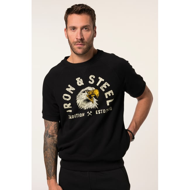Sweat-shirt noir <span itemprop=