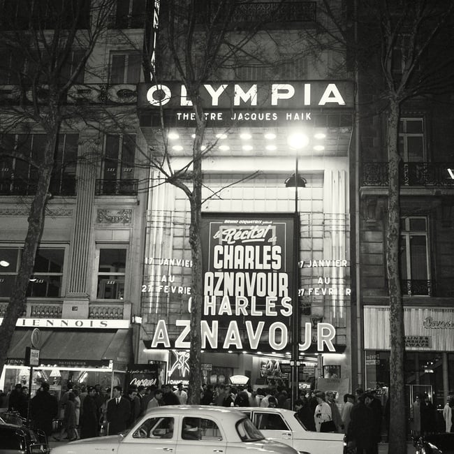 Deco vintage Photo de Paris, L'Olympia - HEXOA