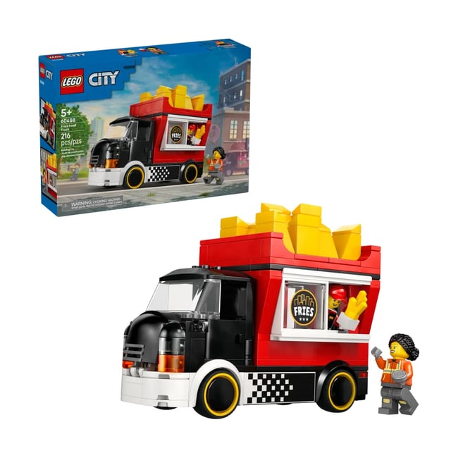 City Le food-truck de frites multicolore <span itemprop=