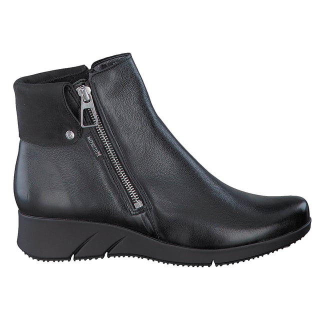 Boots en cuir MAROUSSIA noir <span itemprop=