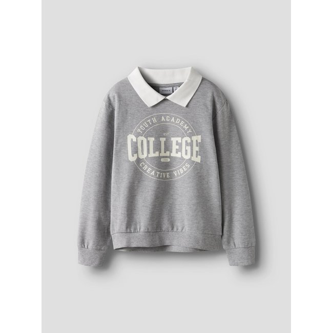 Sweat-shirt NAME IT grey melange <span itemprop=